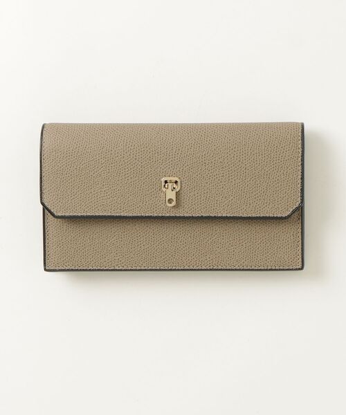 【美品】Valextra ヴァレクストラ レザー 折財布 ベージュ Valextra（ヴァレクストラ） 財布 - ベージュ レディース : ZOZOTOWN