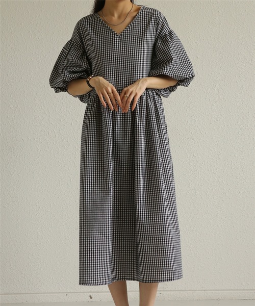 「MAISON DE THERESE」 半袖ワンピース M ブラック レディース_画像2