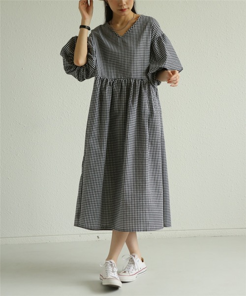 「MAISON DE THERESE」 半袖ワンピース M ブラック レディース_画像5