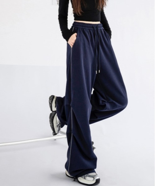 「shameless」 ジャージパンツ FREE ブラック レディース_画像2