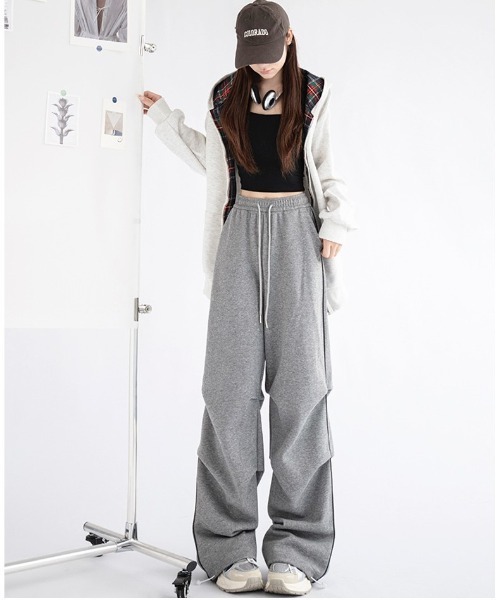 「shameless」 ジャージパンツ FREE ブラック レディース_画像8