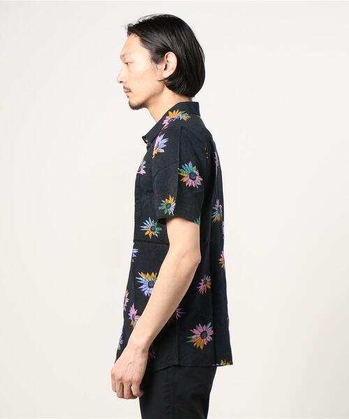 「VOLCOM」 半袖シャツ SMALL ブラウン系その他 メンズ_画像2