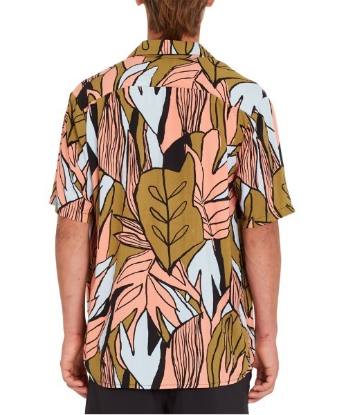 「VOLCOM」 半袖シャツ SMALL ブラウン系その他 メンズ_画像7