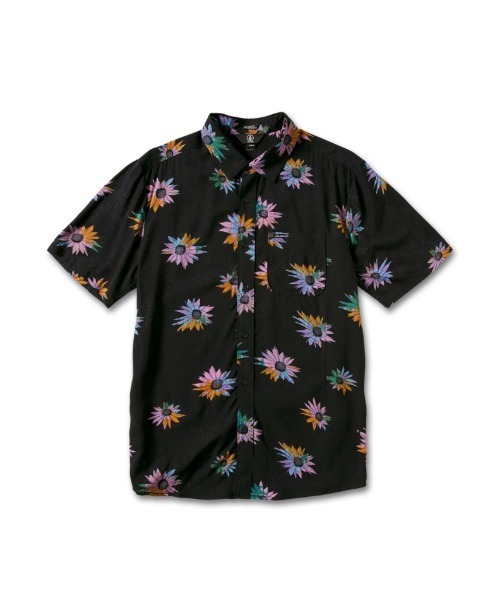 「VOLCOM」 半袖シャツ SMALL ブラウン系その他 メンズ_画像8
