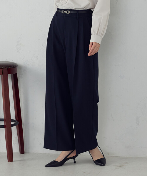 COMME CA ISM（コムサイズム） パンツ 卒業式 ストレッチツイル 2
