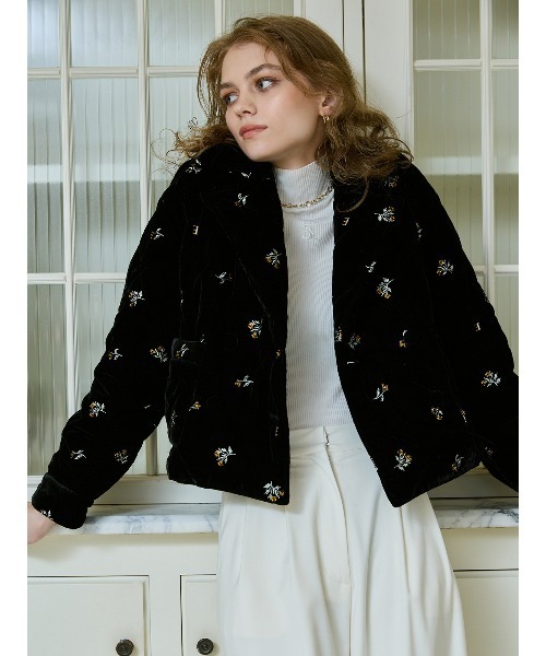 EIMY ISTOIRE（エイミーイストワール） ブルゾン アウター フワラー