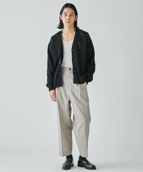 「CITY」 スラックス 1 ブラック メンズ_画像3