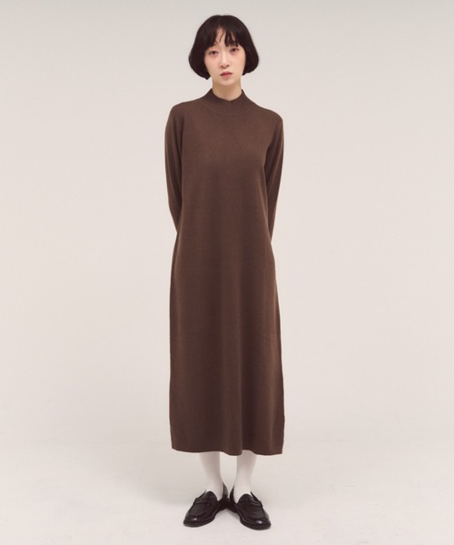 ワンピース スタンドネックロングワンピース : ZOZOTOWN Yahoo!店