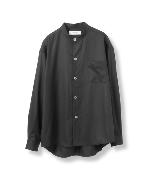 シャツ 「TENON」SUPER 120`s BAND COLLAR SHIRT メンズ