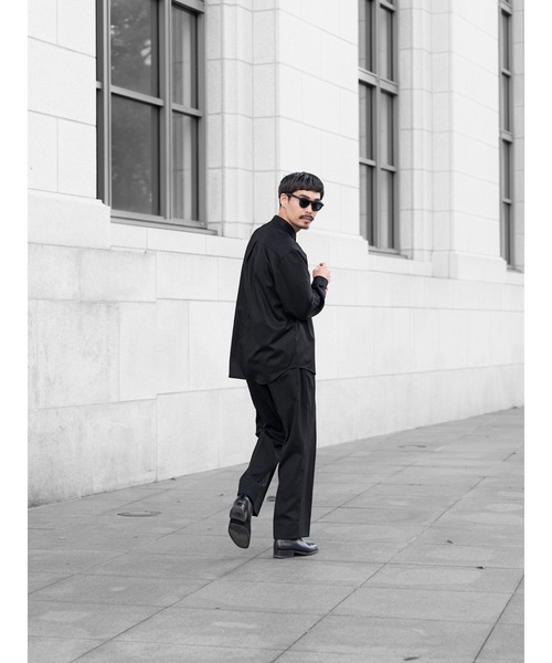 シャツ 「TENON」SUPER 120`s BAND COLLAR SHIRT メンズ_11