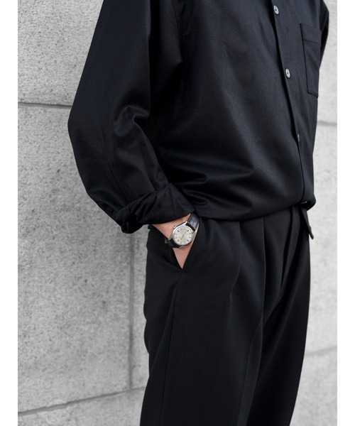 シャツ 「TENON」SUPER 120`s BAND COLLAR SHIRT メンズ_12
