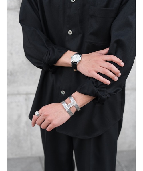 シャツ 「TENON」SUPER 120`s BAND COLLAR SHIRT メンズ_14