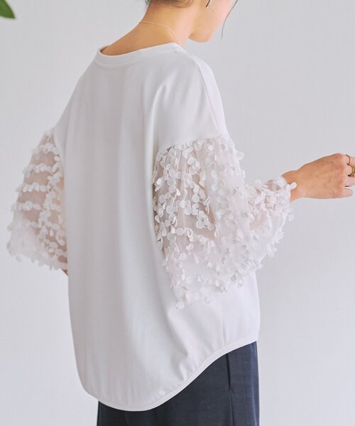 美品  ビアズリー  カットソー プルオーバー BEARDSLEY（ビアズリー） フレアプルオーバー : タカシマヤ