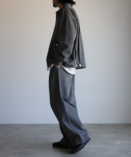 「CREARE -LINO-」 デニムジャケット M ネイビー メンズ_画像9
