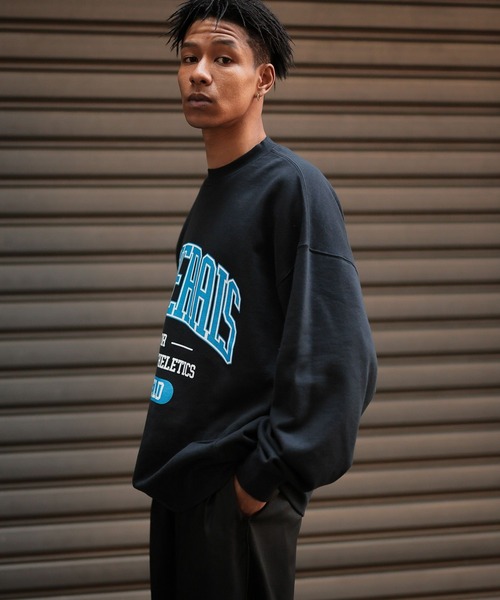 「NUMERALS」 スウェットカットソー MEDIUM ブラック メンズ_画像4