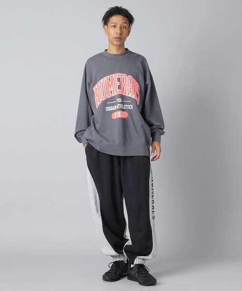 「NUMERALS」 スウェットカットソー MEDIUM ブラック メンズ_画像5