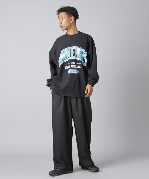 「NUMERALS」 スウェットカットソー MEDIUM ブラック メンズ_画像8