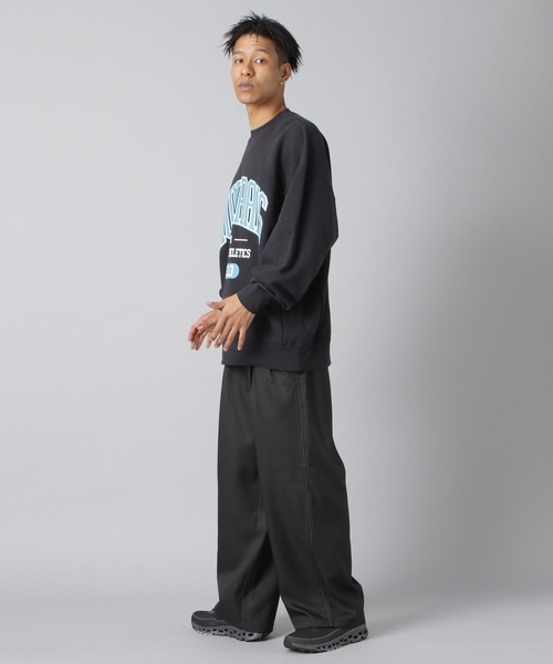 「NUMERALS」 スウェットカットソー MEDIUM ブラック メンズ_画像9