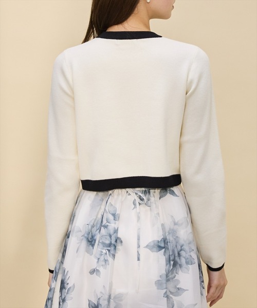 「SWINGLE」 ニットカーディガン FREE ブラック レディース_画像4