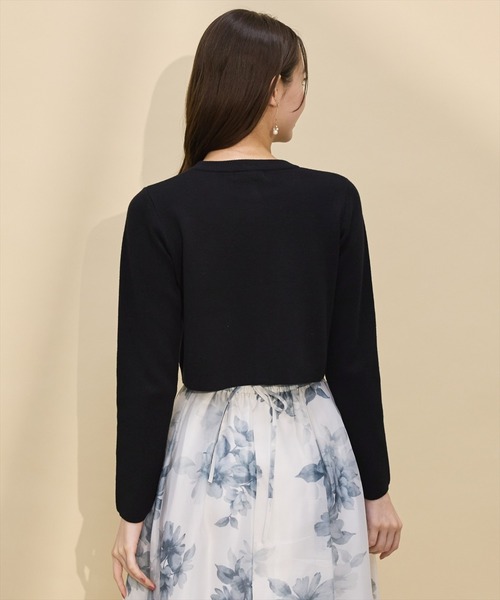 「SWINGLE」 ニットカーディガン FREE ブラック レディース_画像8