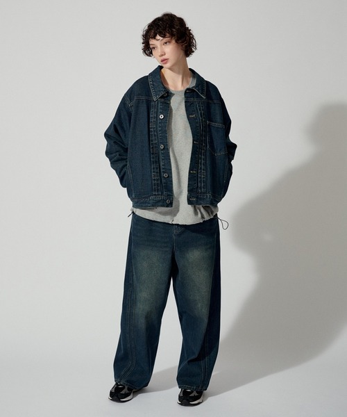 WETTEMPT デニムジャケット SMALL ブラック メンズ : ZOZOTOWN Yahoo