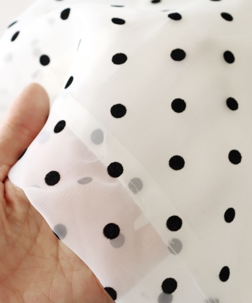 「Pierrot」 長袖ブラウス M オフホワイト レディース_画像8