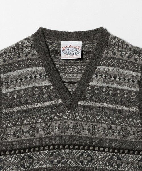 Jamieson's of Shetland セーター ニット 「Jamieson`s」フェアアイル