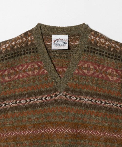 Jamieson's of Shetland セーター ニット 「Jamieson`s」フェアアイル