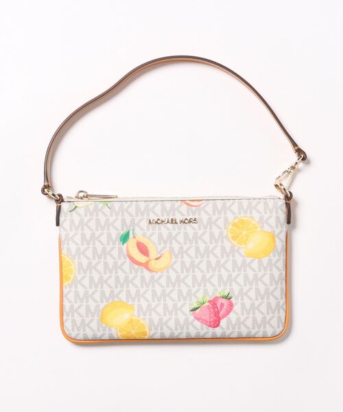 新品 マイケルコース ケンリー 総柄 キャンバス ウエストポーチ ボディバッグ MICHAEL KORS（マイケルコース） ポーチ JET SET TRAVEL SM CONV POUCH
