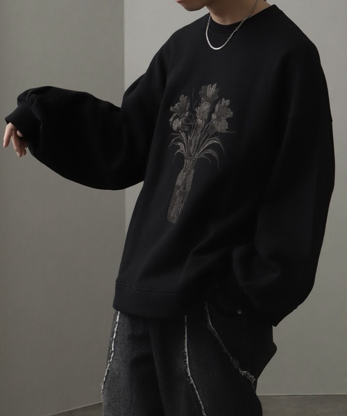 「welise」 スウェットカットソー M ブラック系その他2 メンズ_画像2