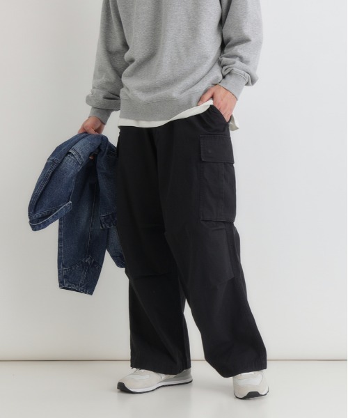 BACK NUMBER カーゴパンツ 「BACK NUMBER」コットンツイルカーゴパンツ