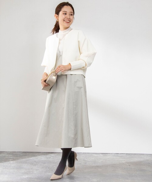 「NOLLEY'S」 長袖カットソー 38 アイボリー レディース_画像2