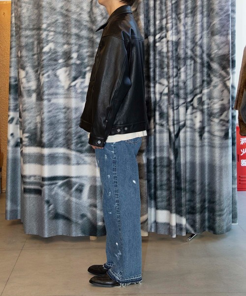 CCU（シーシーユー） ブルゾン アウター TRUCKER JACKET GOAT メンズ