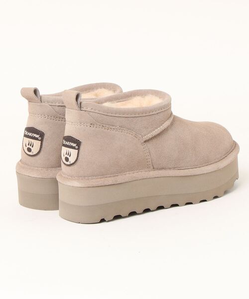 「BEARPAW」 ショートブーツ US8 ブラウン レディース_画像2