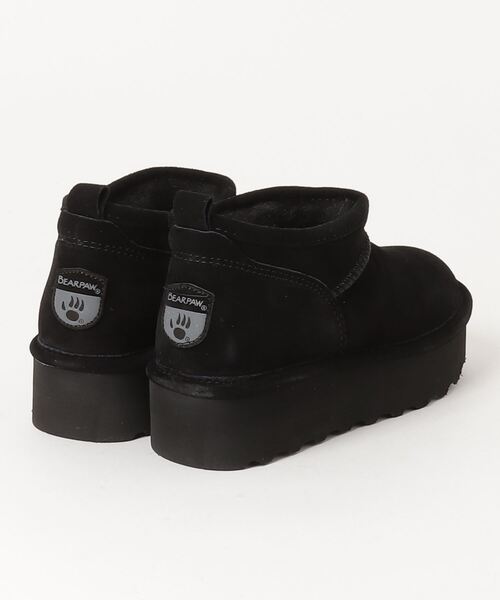 「BEARPAW」 ショートブーツ US8 ブラウン レディース_画像4