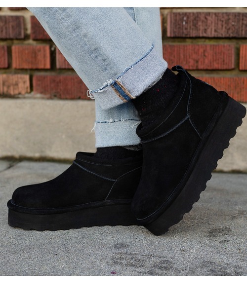 「BEARPAW」 ショートブーツ US8 ブラウン レディース_画像5
