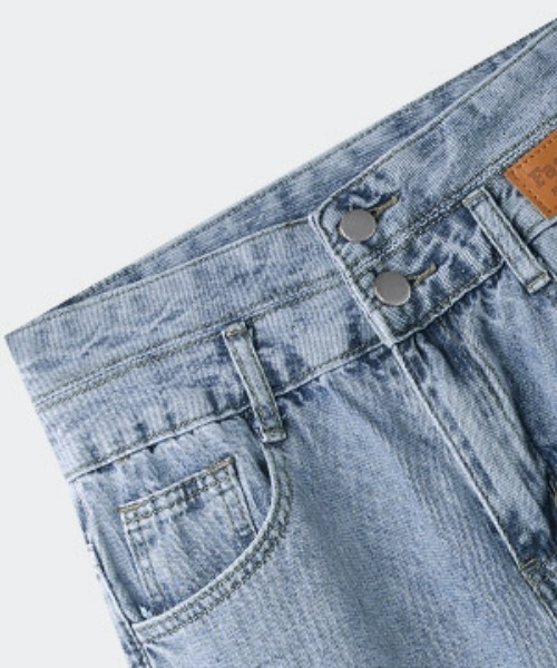 「COCOMOMO」 デニムパンツ S ダークブルー レディース_画像7