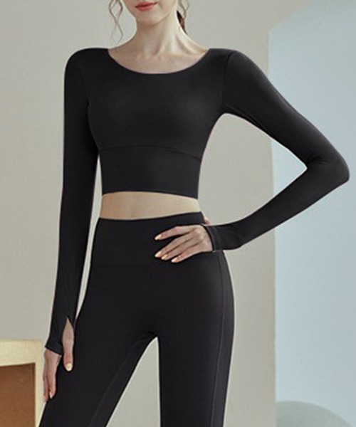 「HYSSHOP」 長袖カットソー M ピンク レディース_画像7