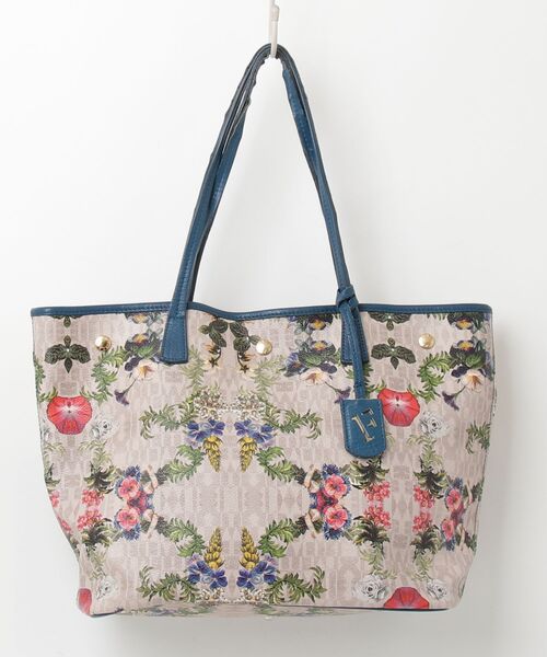 FURLA（フルラ） 花柄トートバッグ - ネイビー レディース : ZOZOTOWN