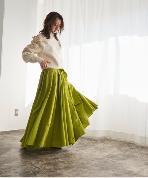 「FRAY I.D」 長袖ニット ONE SIZE ベージュ レディース_画像3