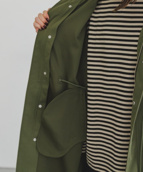 「ITEMS URBANRESEARCH」 コート FREE カーキ レディース_画像2