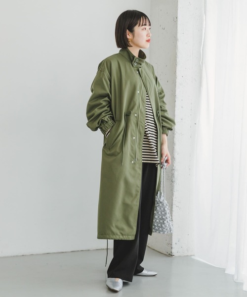 「ITEMS URBANRESEARCH」 コート FREE カーキ レディース_画像6