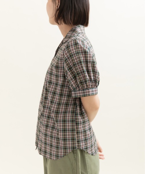 CHILD WOMAN（チャイルドウーマン） ブラウス シャツ 半袖 LIBERTY