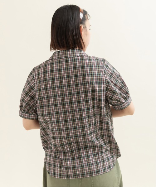 CHILD WOMAN（チャイルドウーマン） ブラウス シャツ 半袖 LIBERTY