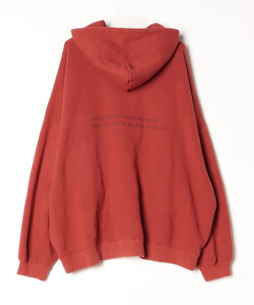 「NATAL DESIGN」 ジップアップパーカー LARGE レンガ メンズの画像