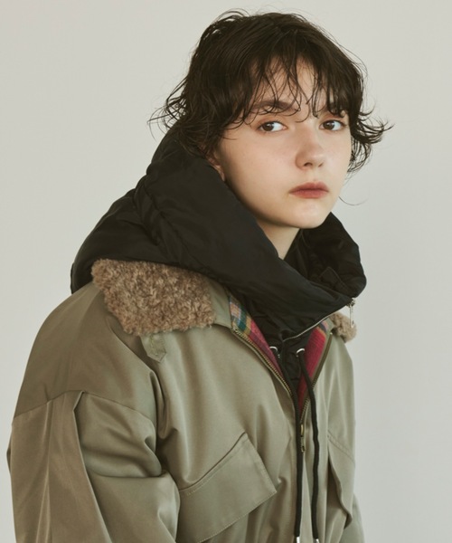 「Unitage」 ストール FREE ブラック レディース_画像3