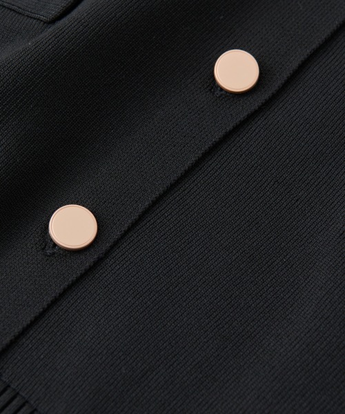 「un dix cors」 ニットカーディガン FREE レッド レディース_画像10