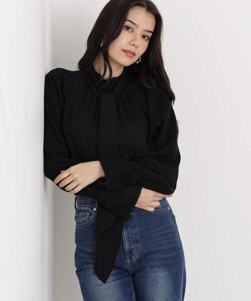 「PINKY&DIANNE」 長袖ブラウス 38 ホワイト系その他2 レディース_画像4