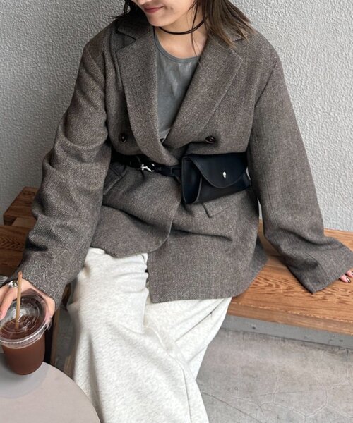 「CIAOPANIC TYPY」 「Soome」ウエストバッグ ONE SIZE バーガンディー レディース_画像4