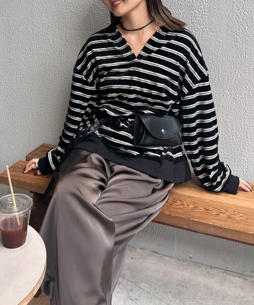 「CIAOPANIC TYPY」 「Soome」ウエストバッグ ONE SIZE バーガンディー レディース_画像7